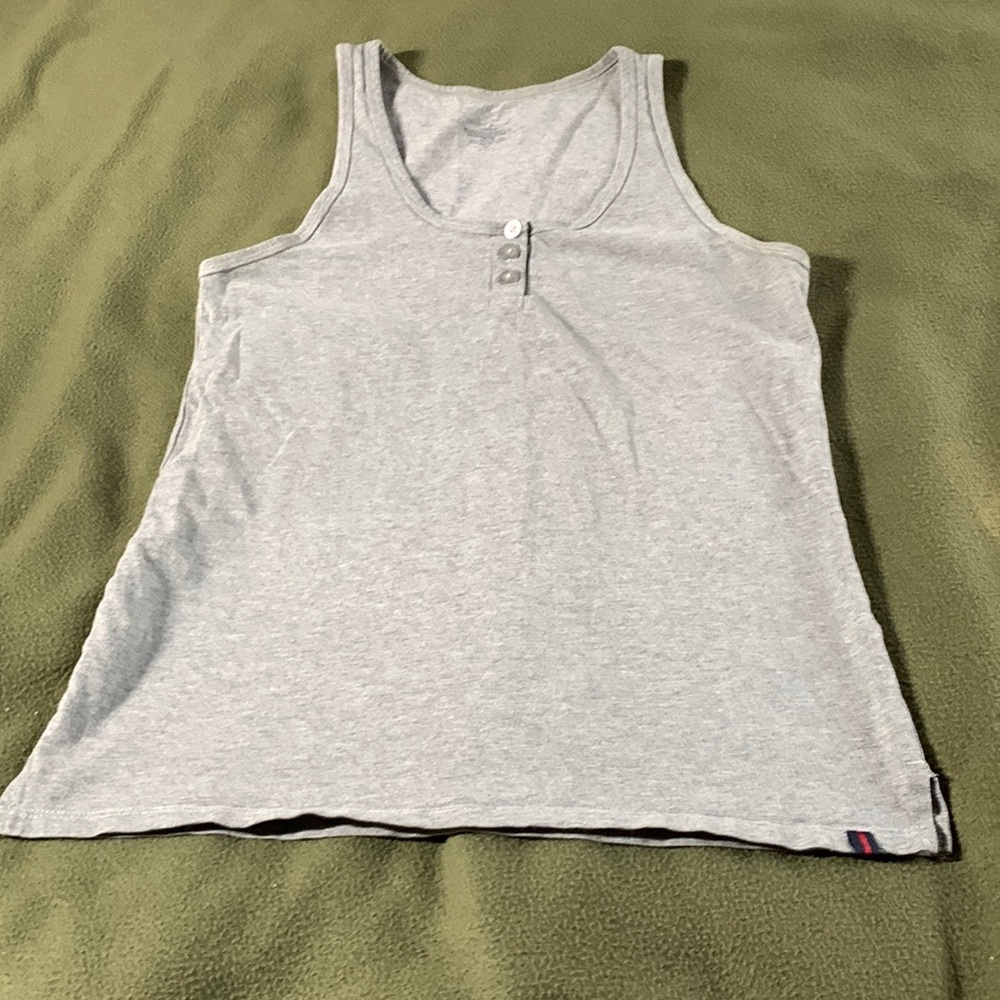 Tommy Hilfiger gray heather tank top. Size L (10-12) Chest approx 15 1/2 inches